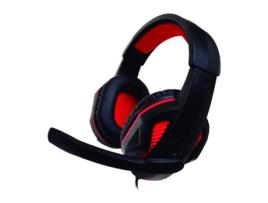 Auriculares com microfone para Vídeojogos Nintendo Switch  ST10 Preto Vermelho