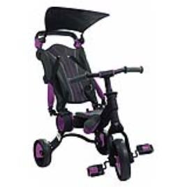 Triciclo Toimsa Galileo Dobrável Cor de rosa Preto