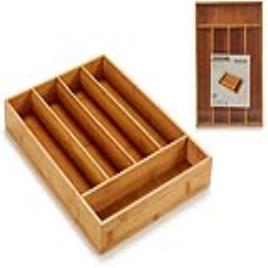 Organizador de Talheres (35,5 x 5 x 25,5 cm) Bambu