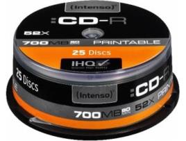 CD-R Printable  1801124 52x 700 MB 25 pcs