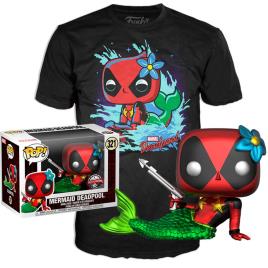 Funko Pop Marvel Deadpool Mermaid With Tee  M