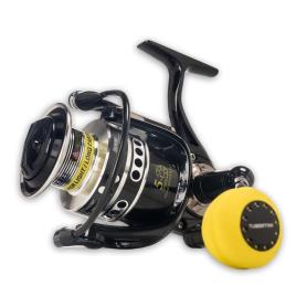 Tubertini Ap Power Spinning Reel Amarelo,Preto 8000