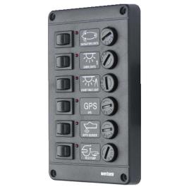 Vetus P6 Fuses Switches Panel  12V