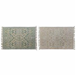 Tapete DKD Home Decor Vermelho Verde Árabe (120 x 180 x 0,5 cm) (2 Unidades)