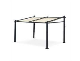Pérgola ALICE'S GARDEN Murum (Cru - Aluminio - 3x4m)