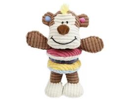 Macaco de Peluche com Som e Anéis para Cães EBI