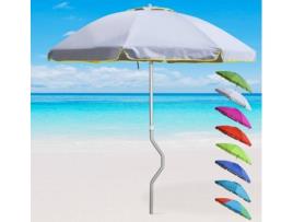 Guarda-sol GIRAFACILE Eolo (Branco - 220 cm)