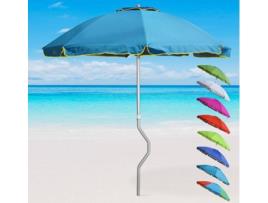 Guarda-sol GIRAFACILE Eolo (Azul - 220 cm)