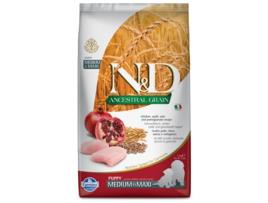 Alimento FARMINA N&D Ancestral grain Cão Puppy Medium/Maxi - Frango e Romã (Quantidade: 2,5 Kg)