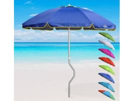 Guarda-sol GIRAFACILE Eolo (Azul - 220 cm)