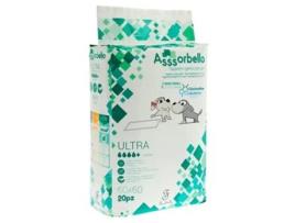 Resguardos Ultra com Clorexidina Assorbello - FERRIBIELLA (Quantidade: 60 X 60 (20 Unidades))