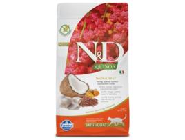 Alimento FARMINA N&D Quinoa Skin & Coat Gato Adulto - Arenque (Quantidade: 1,5 Kg)