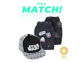 Kit de Fã DISNEY & WARNER BROS Star Wars - Boné para Tutor e Casaco de ganga para Cão (Tamanho: XXS)