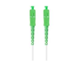 Latiguillo Fibra 20m Lanberg Mono Sc/apc-sc/apc Simplex G657a2 Lszh Blanco