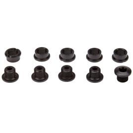 Absolute Black Short Bolts And Nuts 5 Units