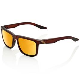 100percent Blake Sunglasses Castanho Flash Gold