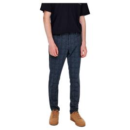 Only & Sons Mark Check 9887 Pants Azul 33 / 32