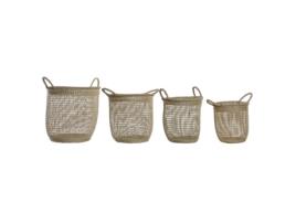 Conjunto de Cestas DKD Home Decor (40 x 40 x 40 cm)