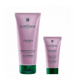 Rene Furterer Okara Silver Shampoo Antiamarelecimento 200ml + OFERTA Bálsamo 30ml