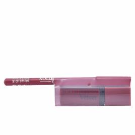 BOURJOIS ROUGE EDITION VELVET lipstick #08+contour lipliner#10 GRATIS