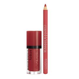 Conjunto de Cosmética Mulher Rouge Édition Velvet Bourjois (2 pcs) - 08 + contour lipliner #10