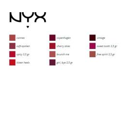 Delineador de Lábios Suede NYX (3,5 g) - cherry skies 1 g