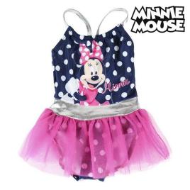 Fato de Banho de Menina Minnie Mouse Azul Marinho - 5 anos