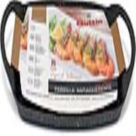 Grelhador Quttin Antiaderente Preto - 36 x 22,5 x 1,6 cm