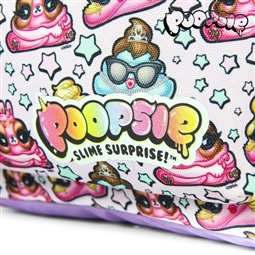 Mochila Escolar Poopsie Branco Lilás