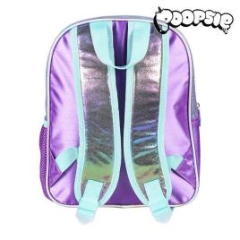 Mochila Escolar Poopsie Lilás