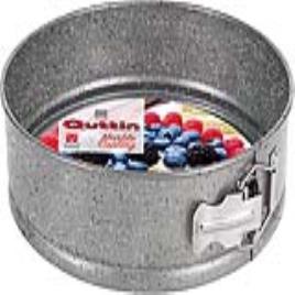 Molde Desmontável Quttin Aço de carbono Redondo Cinzento - 20 x 6,8 cm