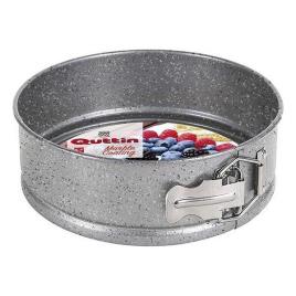 Molde Desmontável Quttin Aço de carbono Redondo Cinzento - 20 x 6,8 cm