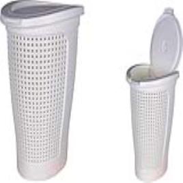 Papeleira Tontarelli 10 L (27,5 x 22,5 x 36,5 cm) - Branco