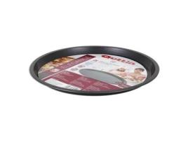 Prato para Pizza  Aço de carbono Preto - Ø 29,5 x 1,6 cm