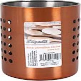 Recipiente para Utensílios de Cozinha  Aço inoxidável (10 X 13 cm)