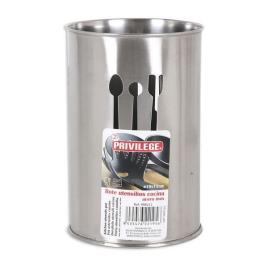 Recipiente para Utensílios de Cozinha Privilege Aço inoxidável - Ø 10 x 12 cm