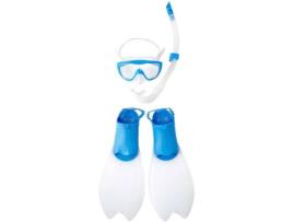 Pack de Snorkeling SPEEDO Glide Azul (31-33)