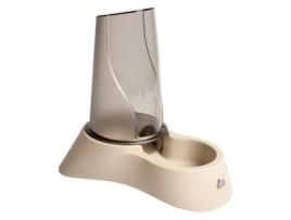 Comedouro DUVO + /Bebedouro Nuvola (Bege Capacidade: 1,5 L)