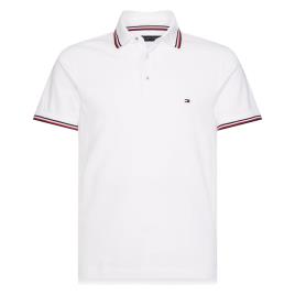 Polo slim, em malha piqué, Tommy Tipped