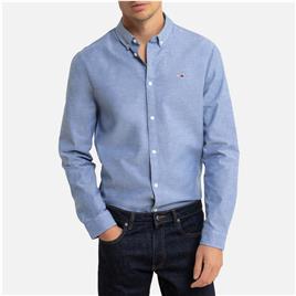 Tommy Jeans Camisa slim fit em oxford stretch