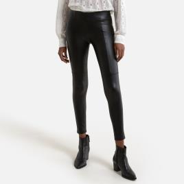 Only Leggings em imitação pele, comprimento 32