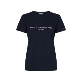 Tommy Hilfiger T-shirt em algodão bio, gola redonda e mangas curtas