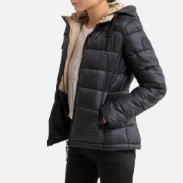 Pepe Jeans Blusão curto acolchoado, com capuz