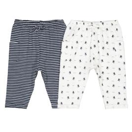 La Redoute Collections Lote de 2 calças saruel, em algodão bio, 0 meses-2 anos  