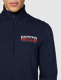 Tommy Jeans Casaco com fecho, gola subida