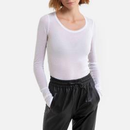 American Vintage Camisola com gola redonda e mangas compridas, MASSACHUSETTS