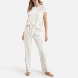 La Redoute Collections Pijama estampado de mangas curtas
