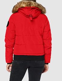 Superdry Blusão com fecho, capuz imitação pelo