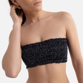 La Redoute Collections Soutien de biquíni bandeau aos favos e às bolas  