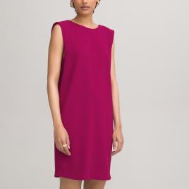 La Redoute Collections O vestido de cavas e com gola redonda